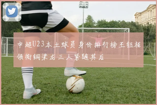 中超U23本土球员身价排行榜王钰栋领衔铜梁龙三人紧随其后